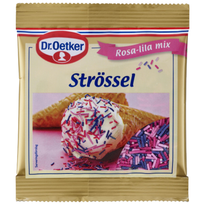 Strössel Rosa-lila mix 20g - 29% rabatt