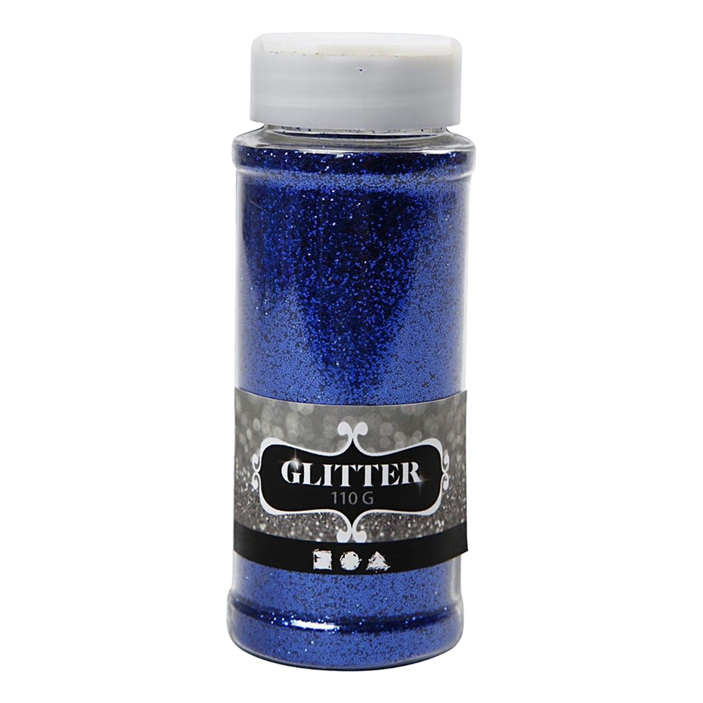 Glitter på Burk - Blå