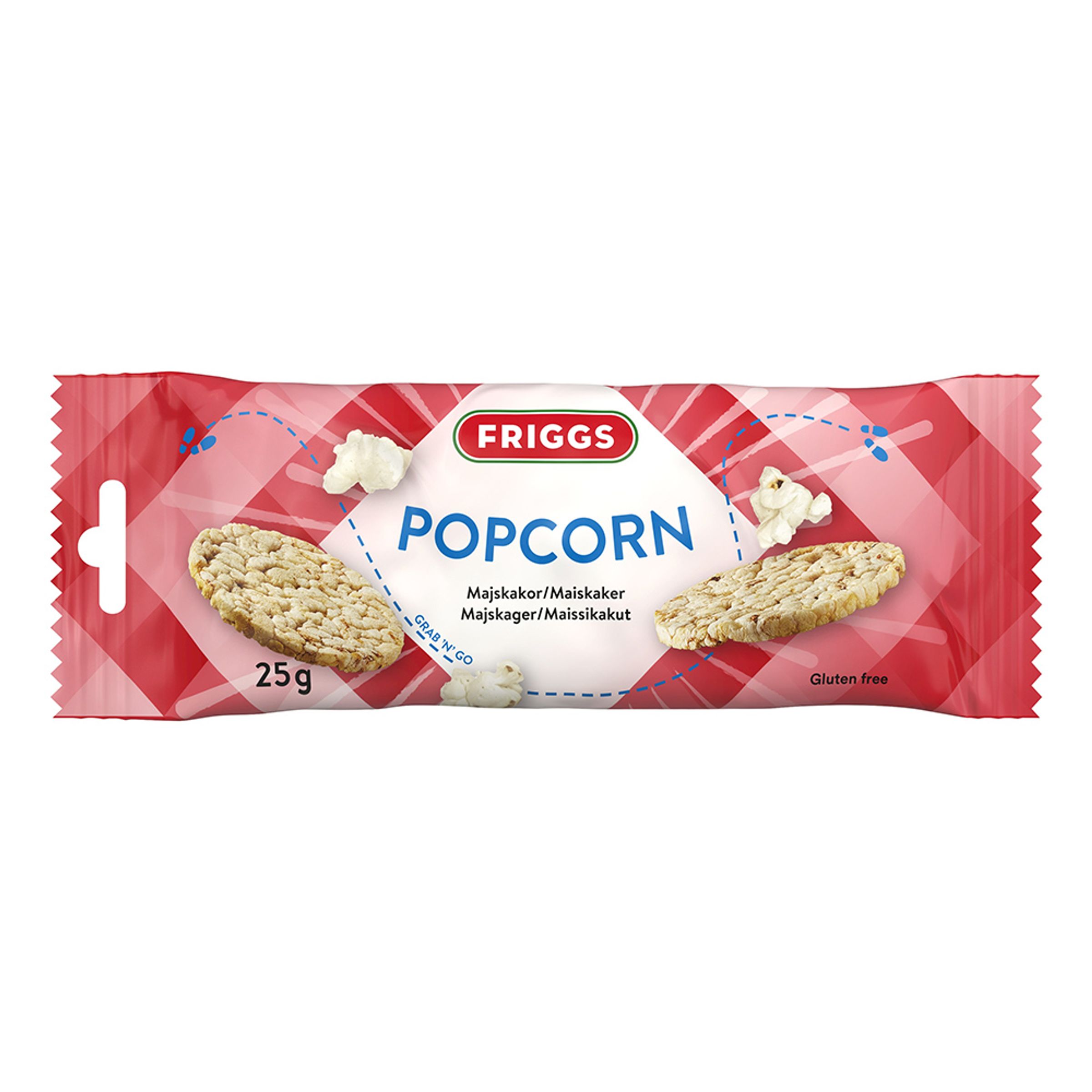 Friggs Ekologisk Snackpack Popcorn - 25 gram