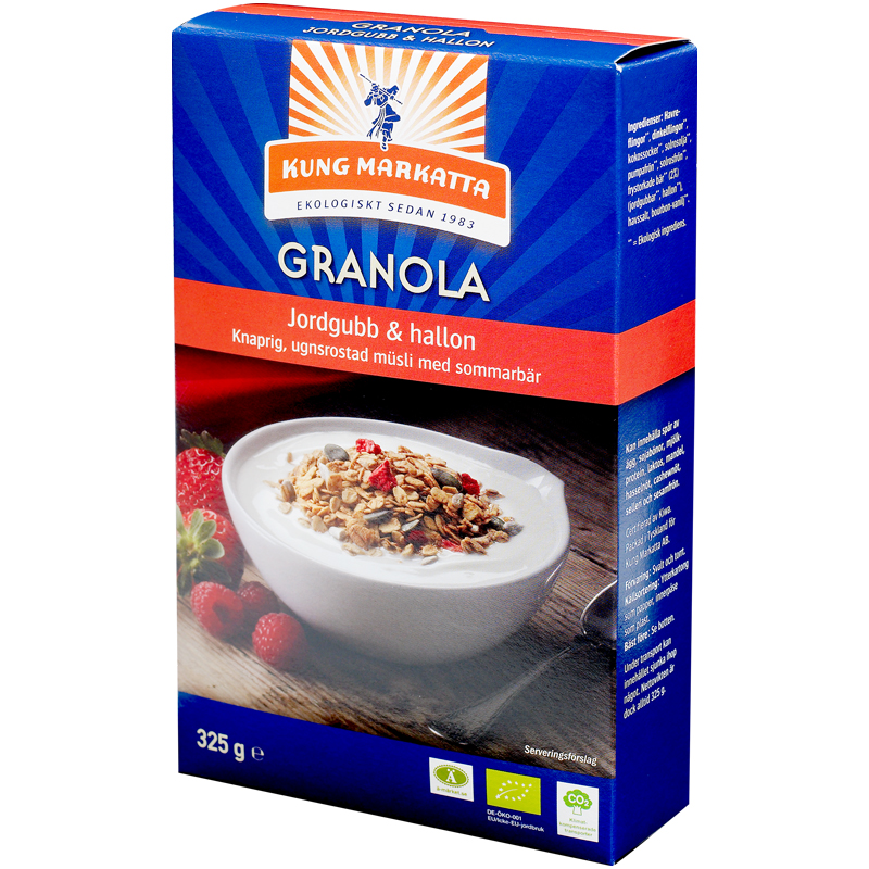 Granola Jordgubb & hallon - 49% rabatt