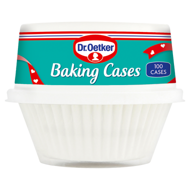 Dr. Oetker Baking Cases 100 White Cases