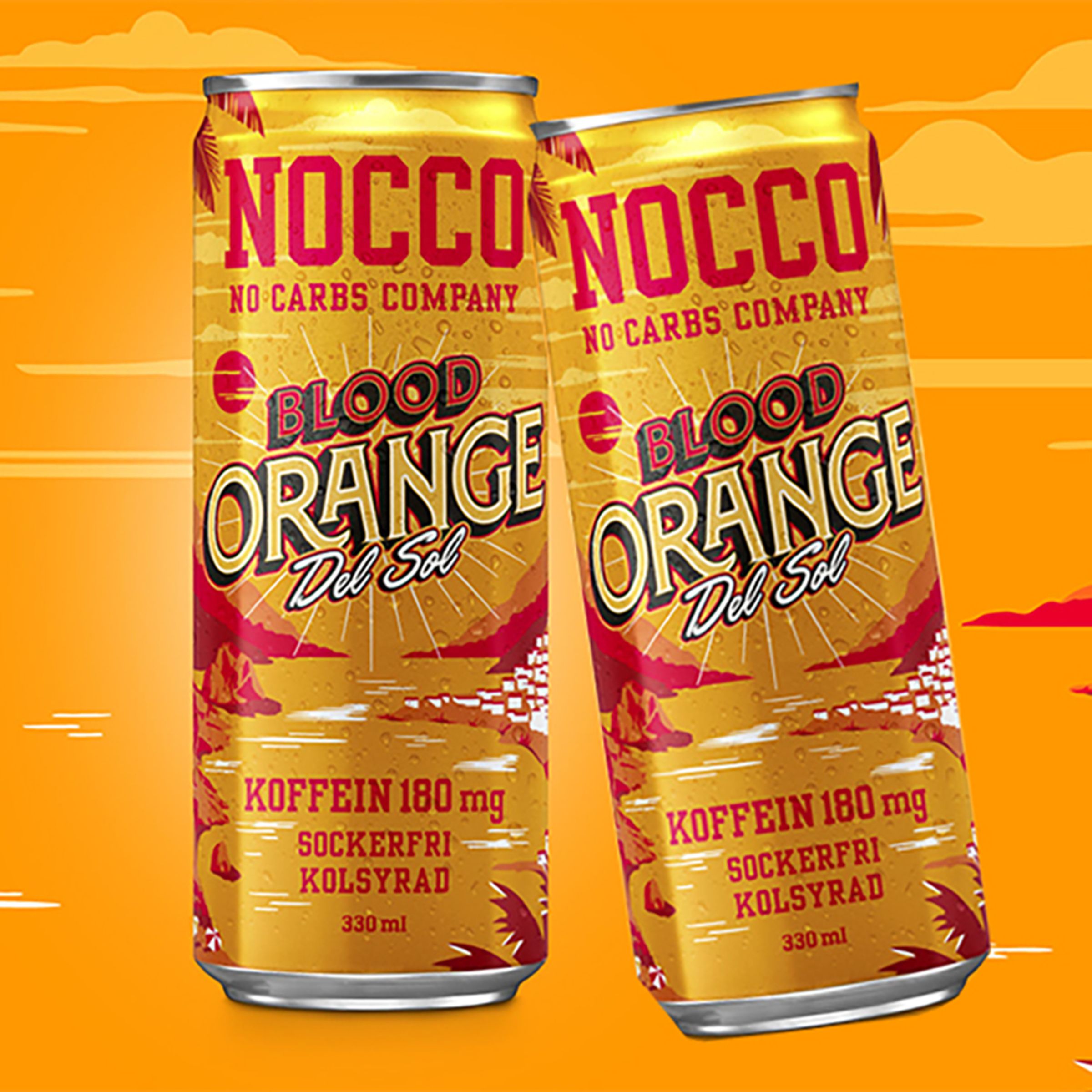 Nocco Blood Orange Del Sol - 24-pack