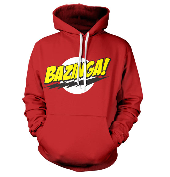 Big Bang Theory Bazinga Logo Huvtröja