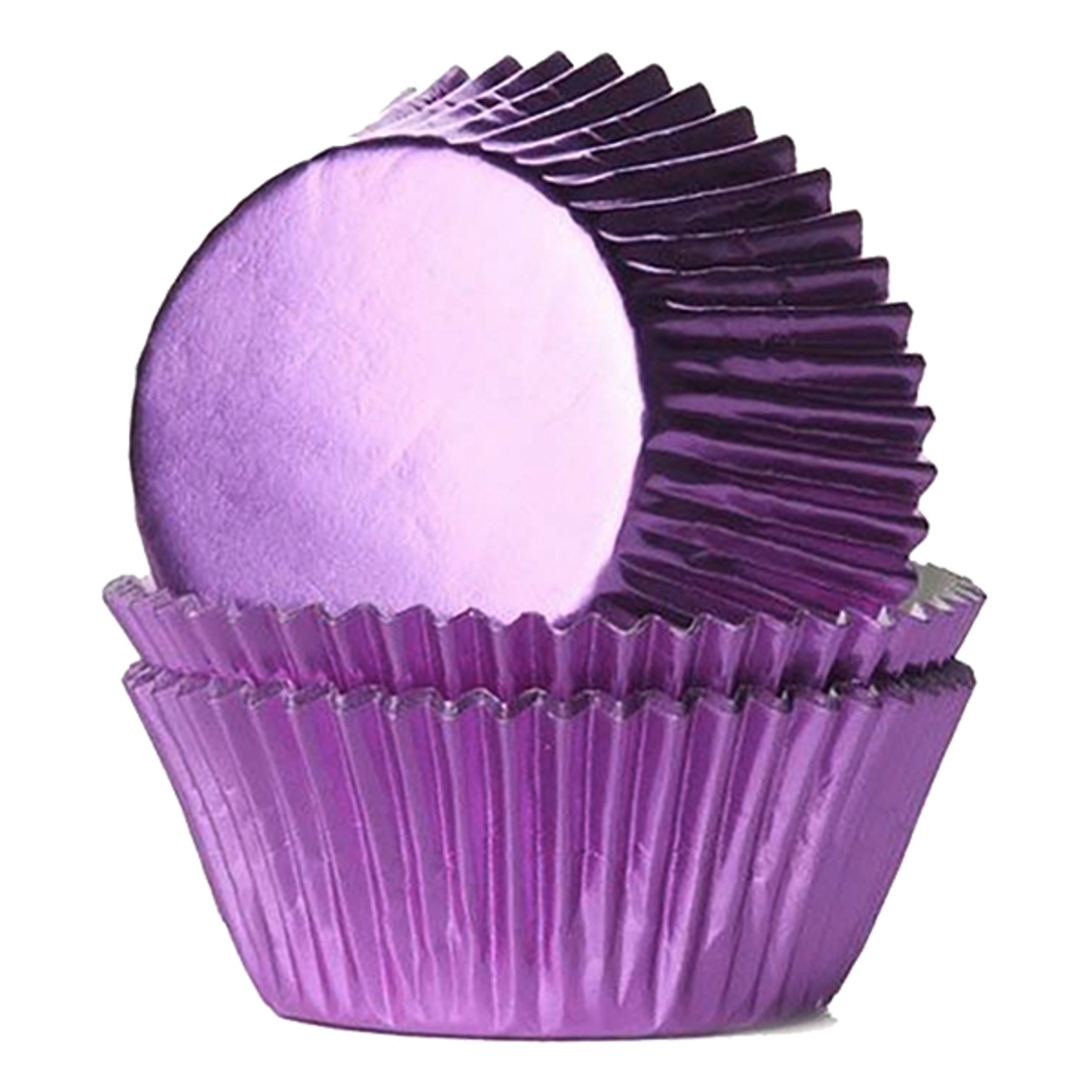 Muffinsformar Folie Rosa - 24-pack