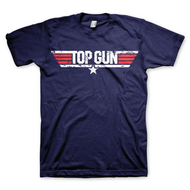 Top Gun Distressed Logo T-Shirt