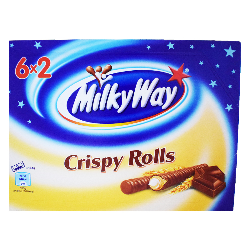 Godis "Crispy Rolls" 150g - 33% rabatt