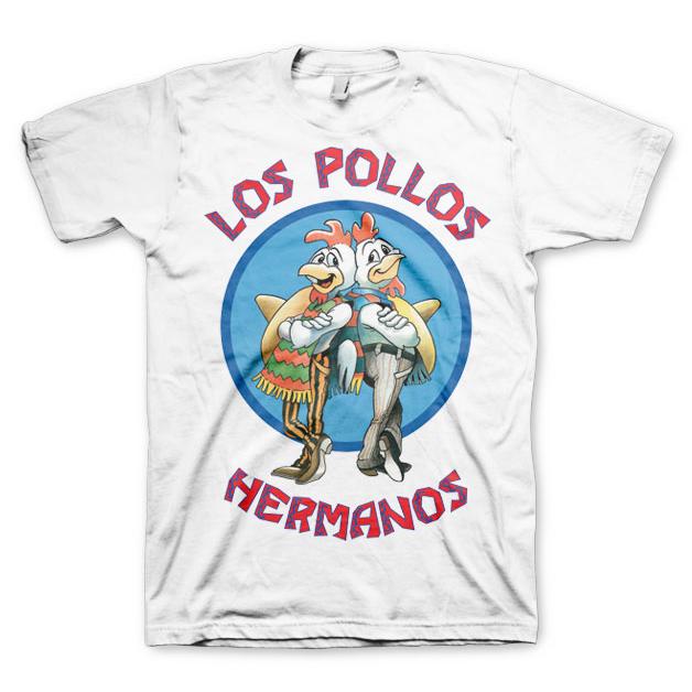 Breaking Bad Los Pollos Hermanos T-Shirt Vit