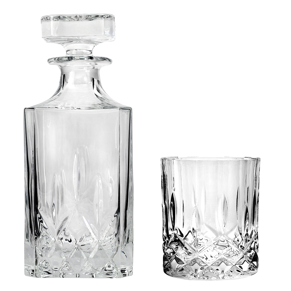 Table Top Stories - Rumours Whiskeyset Karaff + 6 Tumblerglas