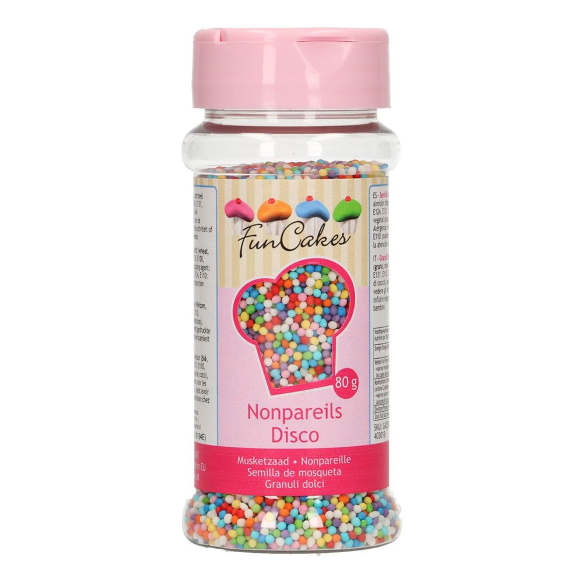 FunCakes Strössel Nonpareils Discomix - 80 g