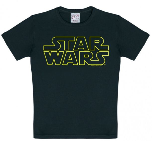Star Wars Logo T-Shirt Barn Svart