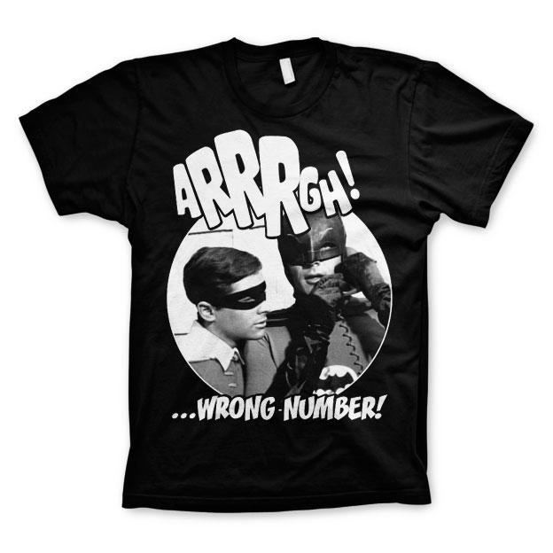 Batman Arrrgh - Wrong Number T-Shirt Svart