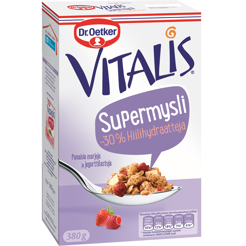 Müsli "Super" 380g - 74% rabatt