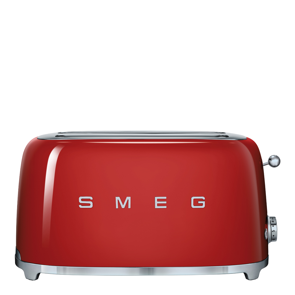 Smeg - 50's Style Brödrost 4 skivor Röd