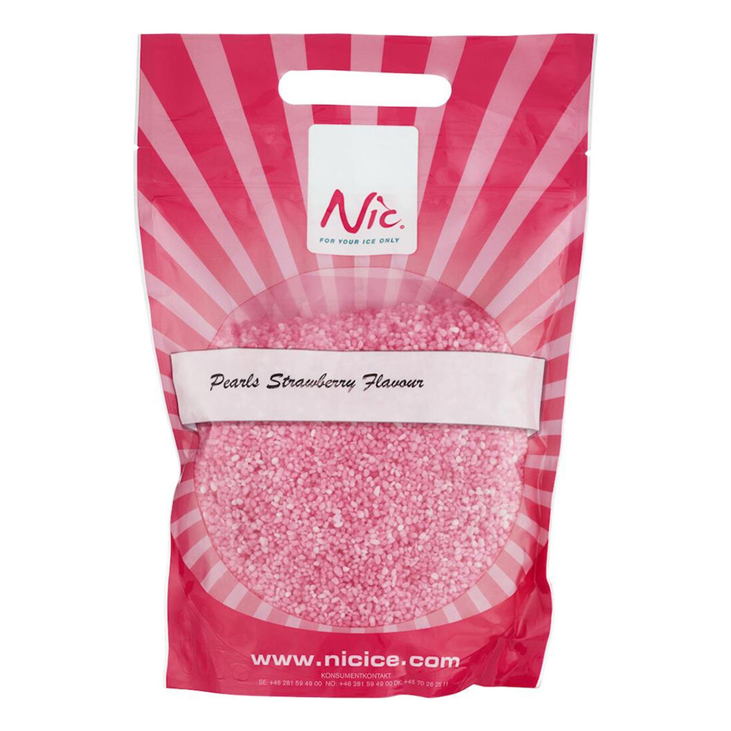 Nic Strössel Jordgubbspärlor - 1 kg