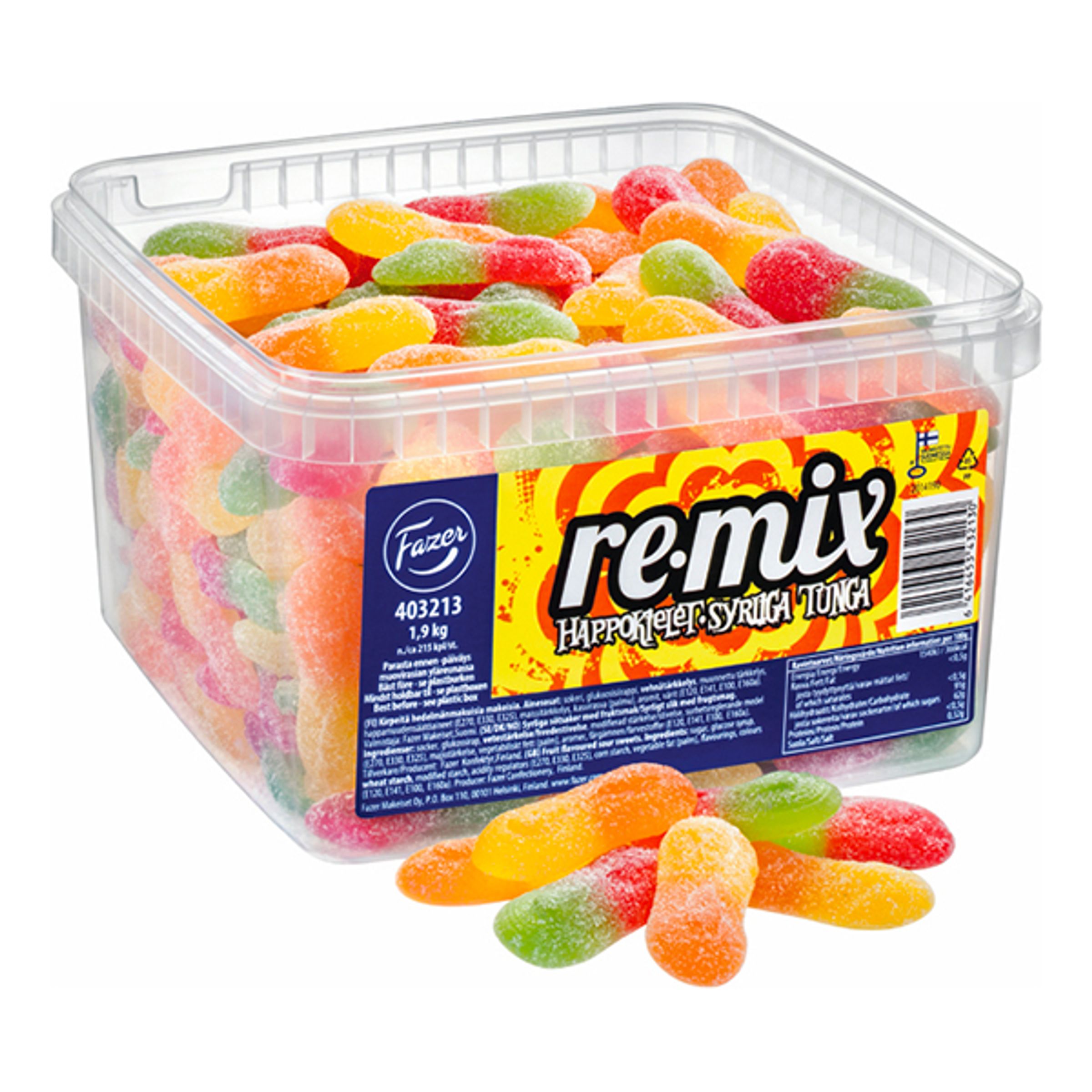 Remix Syrlig Tunga Storpack - 1,9 kg