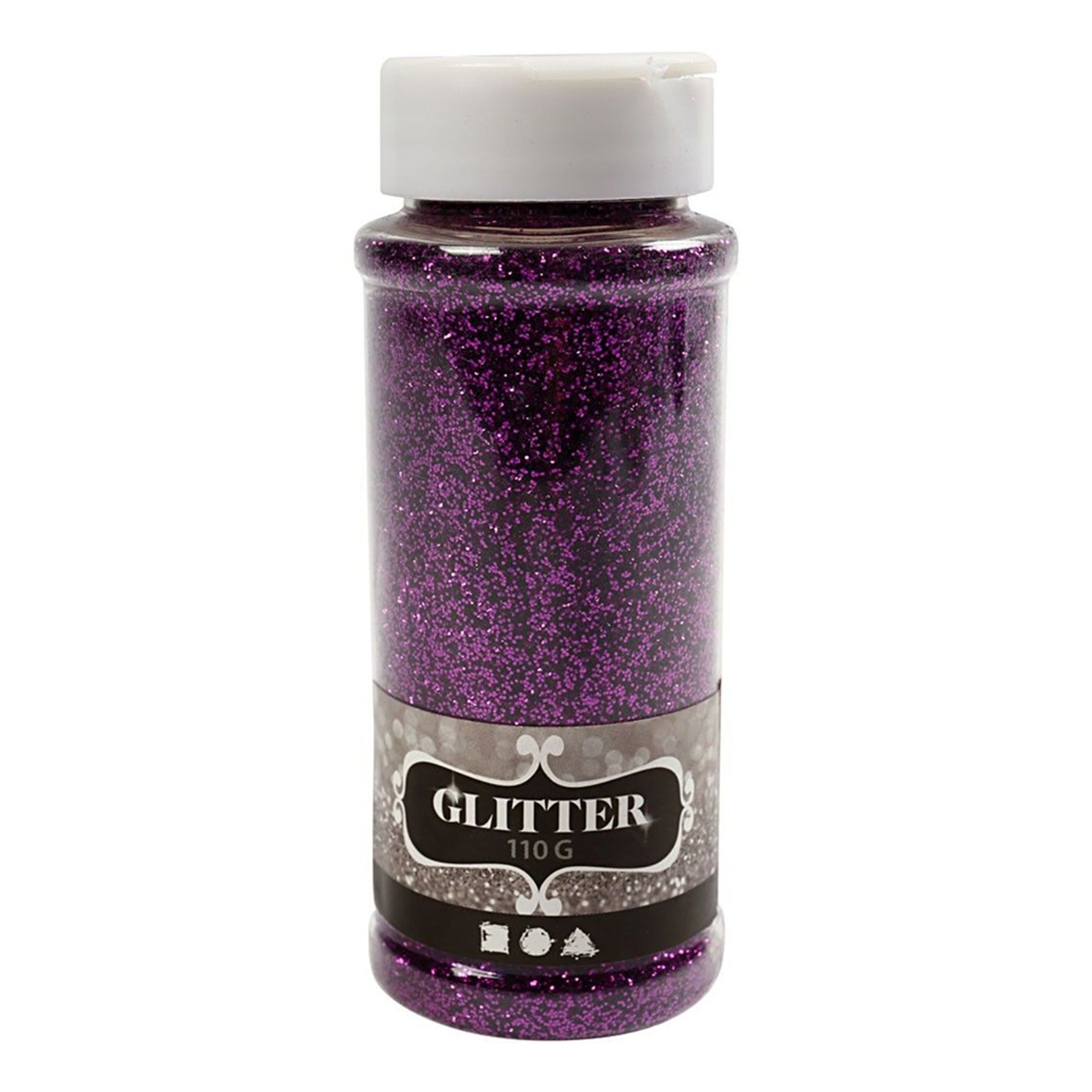 Glitter på Burk - Lila