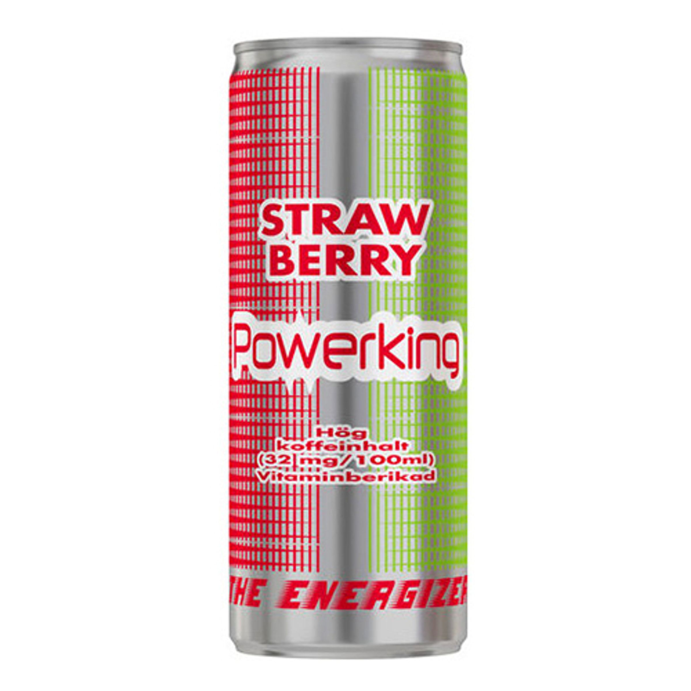Powerking Strawberry Energidryck - 1-pack
