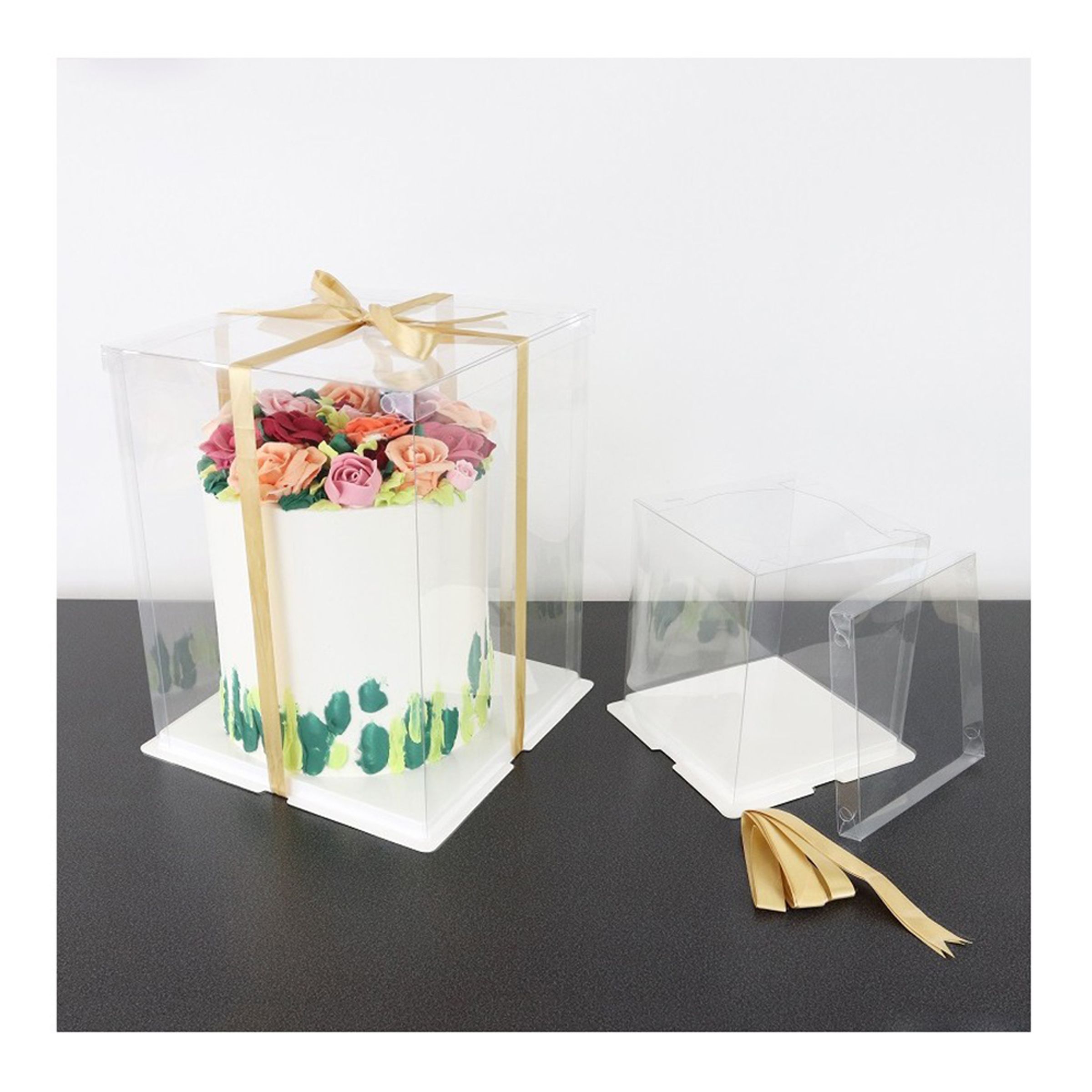 Tårtkartong Transparent - 15 cm