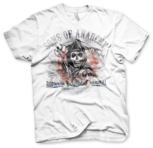 Sons Of Anarchy Distressed Flag T-Shirt