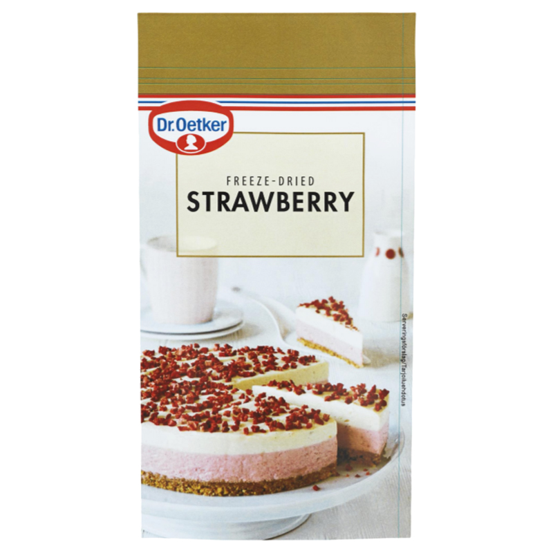 Bakdekoration Frystorkade Jordgubbar 10g - 61% rabatt