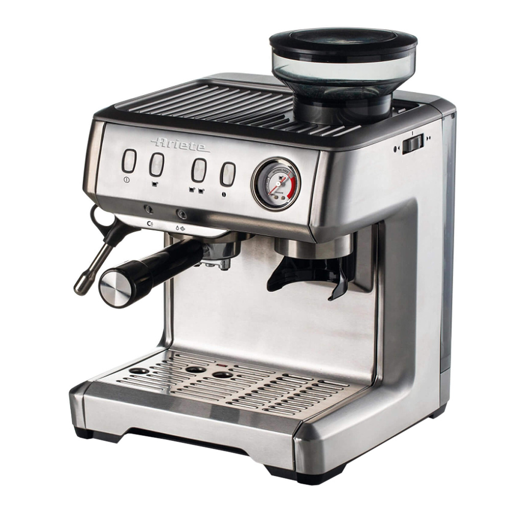 Ariete - Ariete Professional Espressomaskin med Kaffekvarn Silver