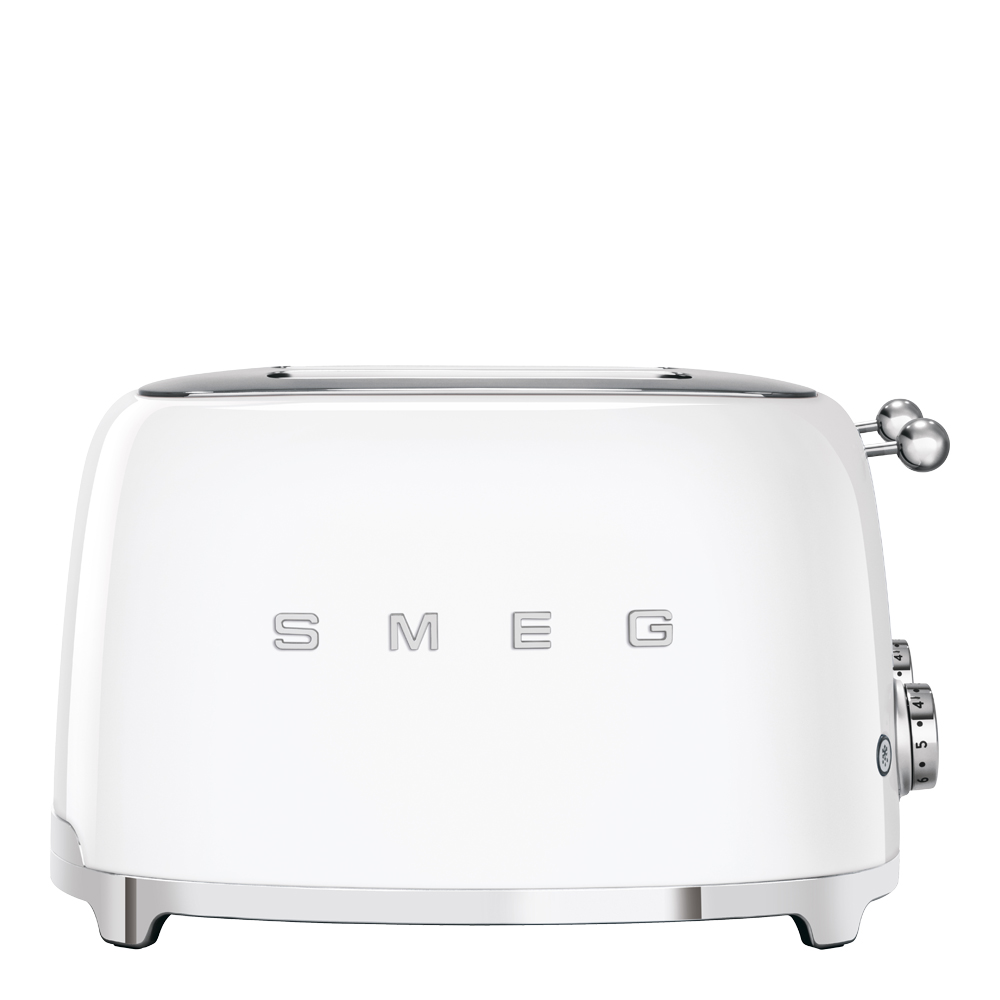 Smeg - 50's Style Brödrost kvadrat 4 skivor Vit