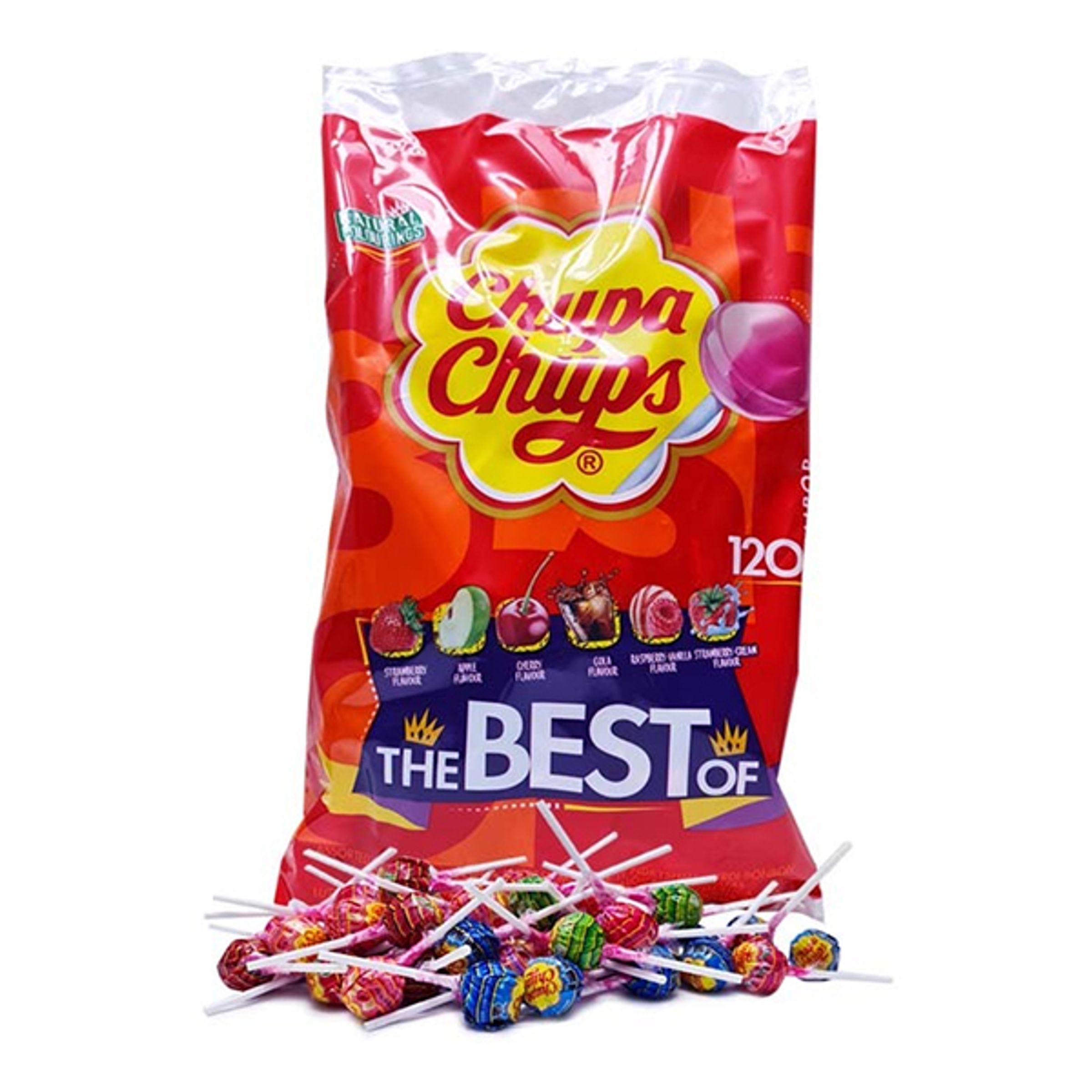 Chupa Chups Klubbor Best Of Storpack - 120 st