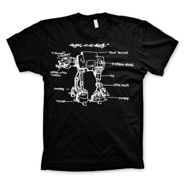 Star Wars AT-AT Sketch T-Shirt