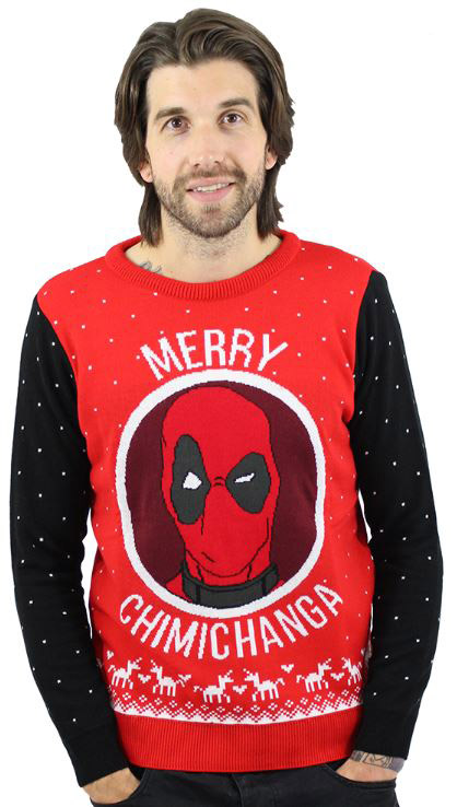Deadpool Jultröja Merry Chimichanga