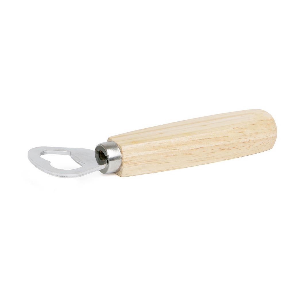 Flasköppnare med trähandtag