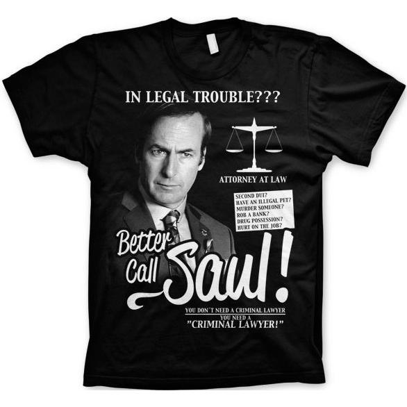 Breaking Bad Better Call Saul T-Shirt Svart