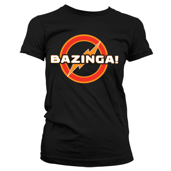 Big Bang Bazinga Underground Logo Girly T-Shirt