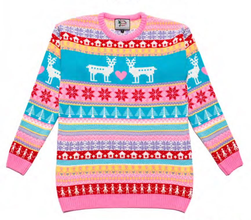 Jultröja Barn Pink Deer