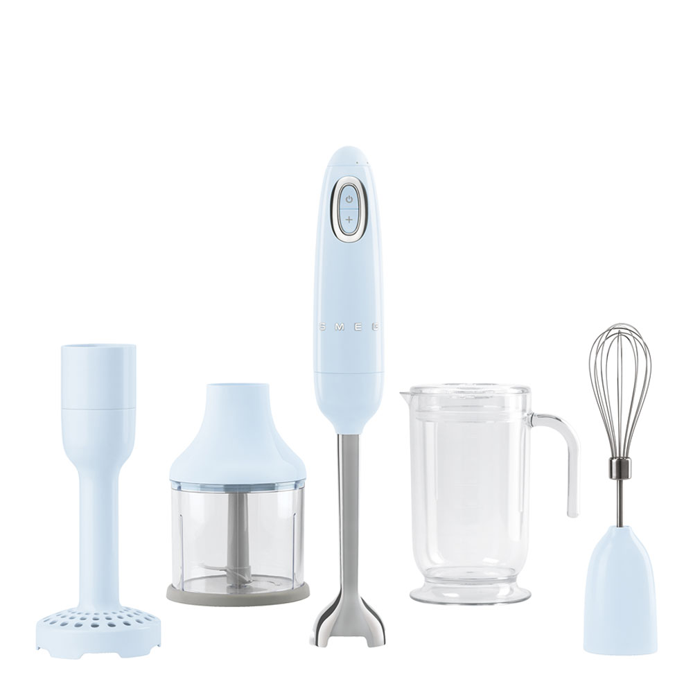 Smeg - Smeg 50's style Stavmixer + tillbehör Pastellblå