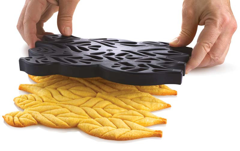 Voilá Cookies leaves form - Silikomart