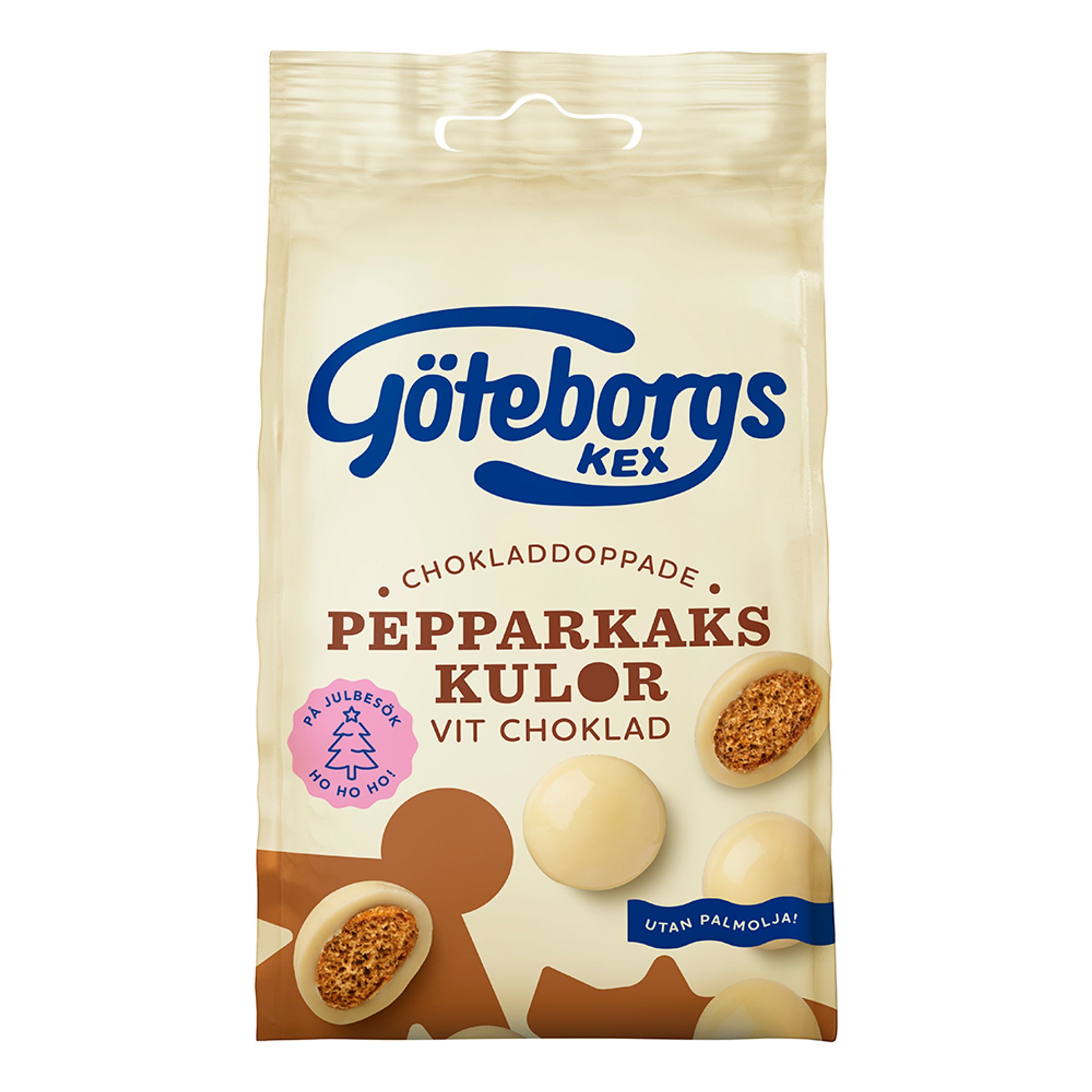 Pepparkakskulor Vit Choklad - 120 gram