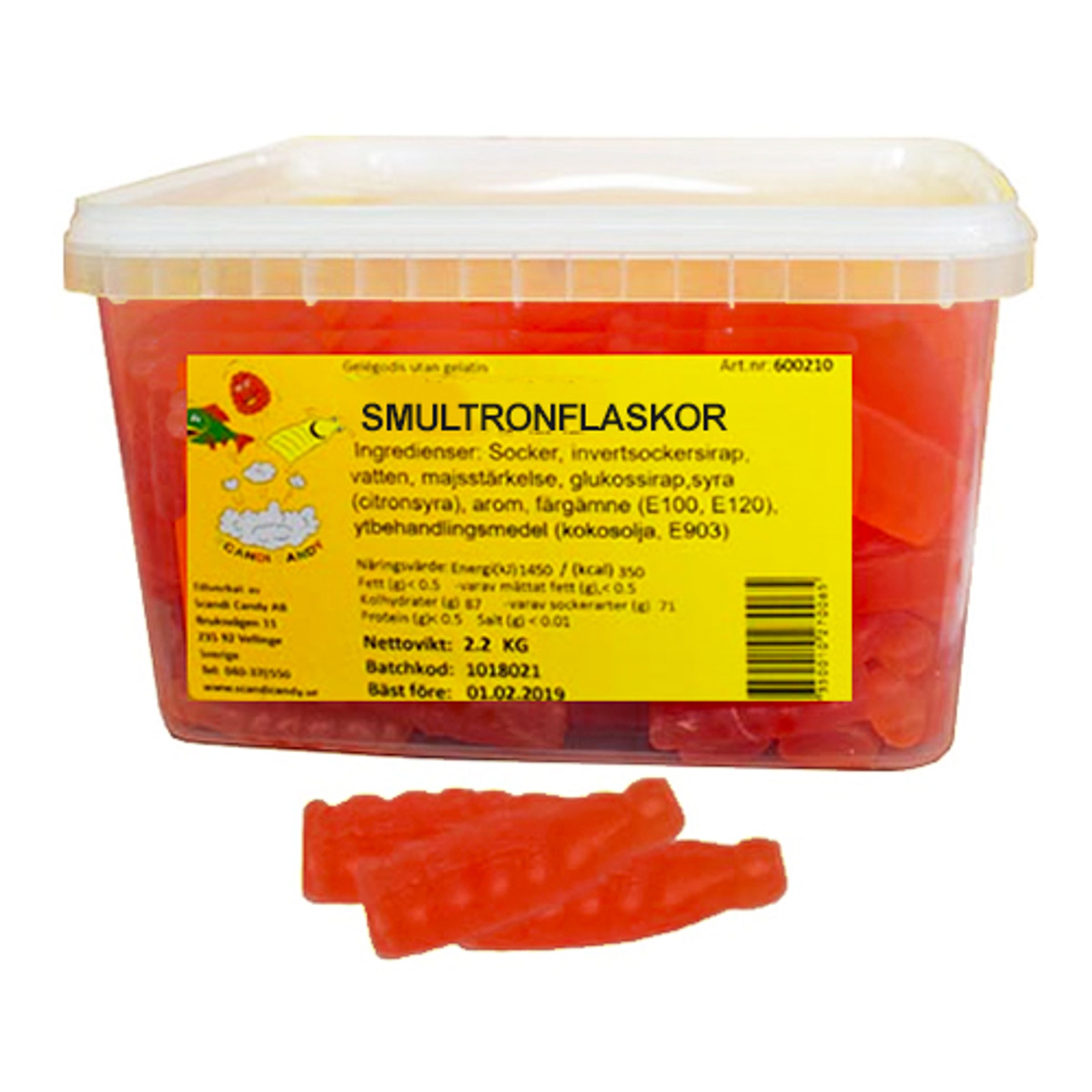 Smultronflaskor Storpack - 2,2 kg