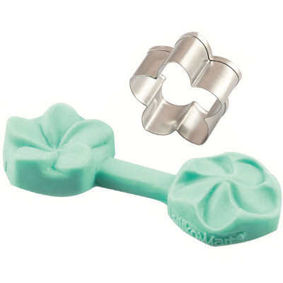 Utstickare och silikonform, mini Frangipani 807 - Silikomart