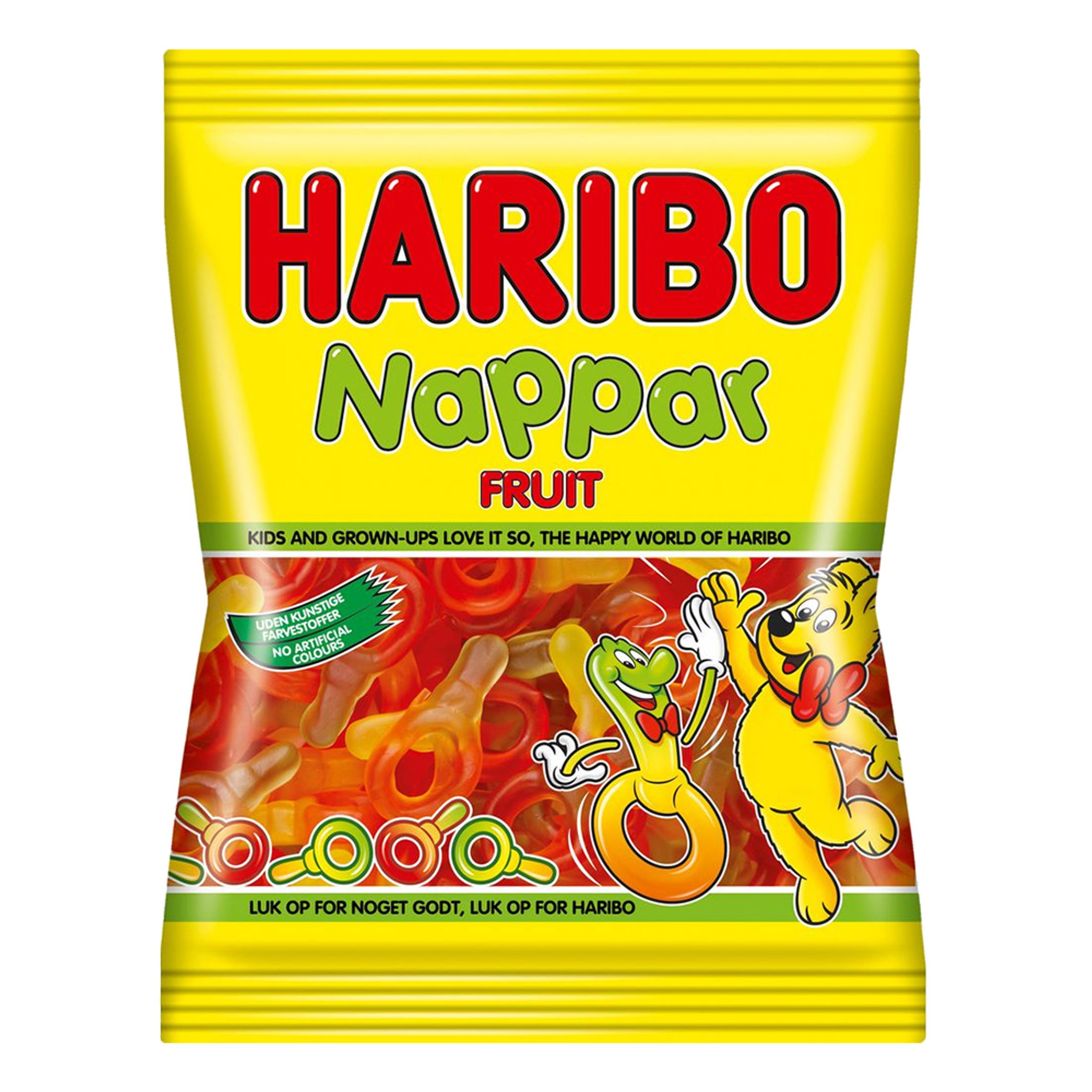 Fruktnappar Godispåse - 80 gram