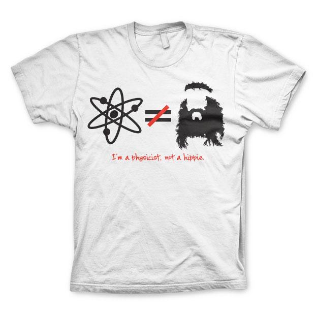 The Big Bang Theory - I'm A Physicist, Not A Hippie T-Shirt