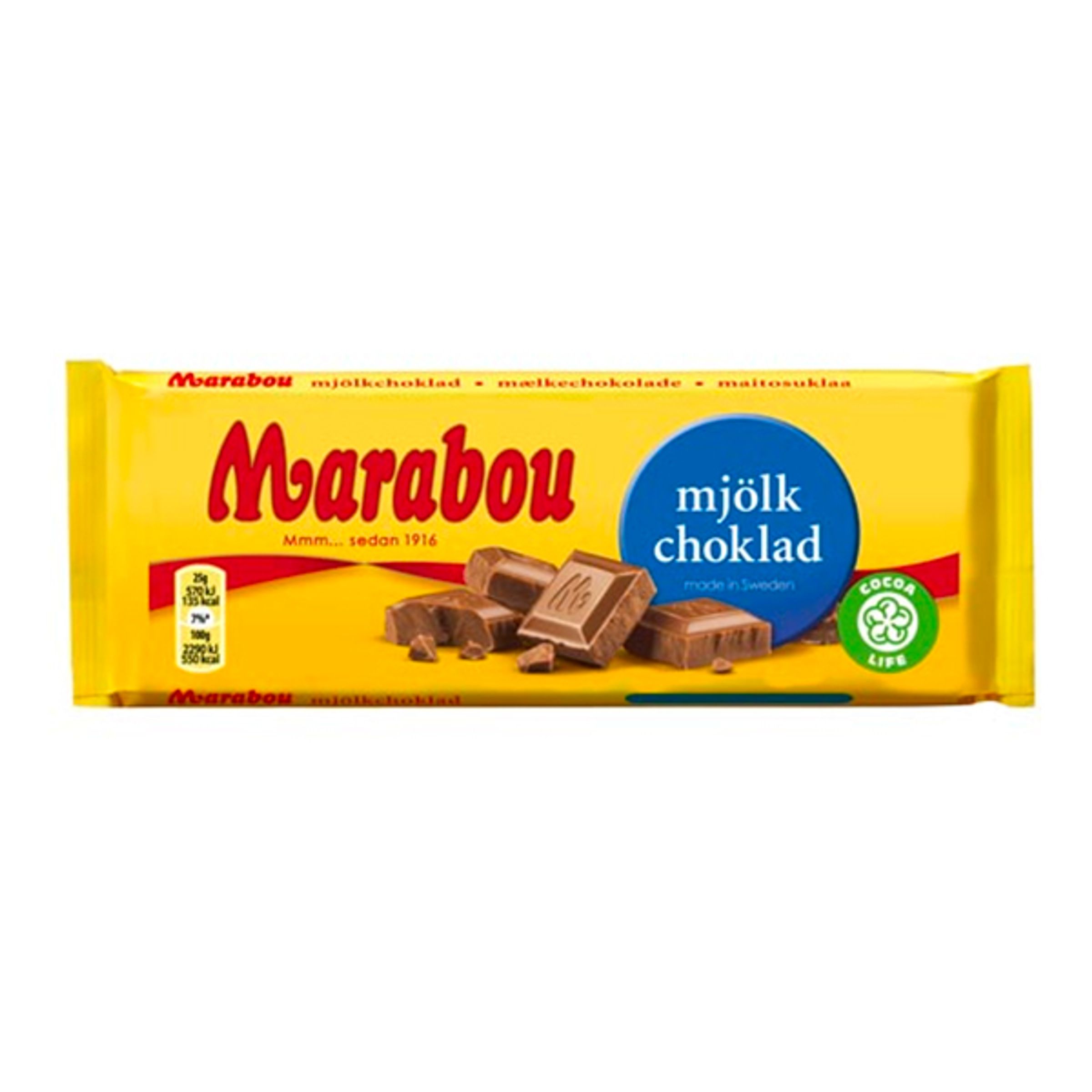 Marabou Mjölkchoklad Chokladkaka - 100 gram