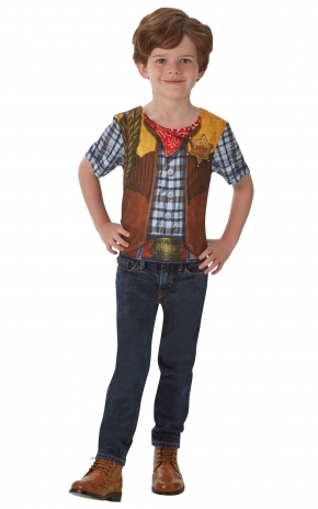 Cowboy T-shirt Maskeraddräkt Barn