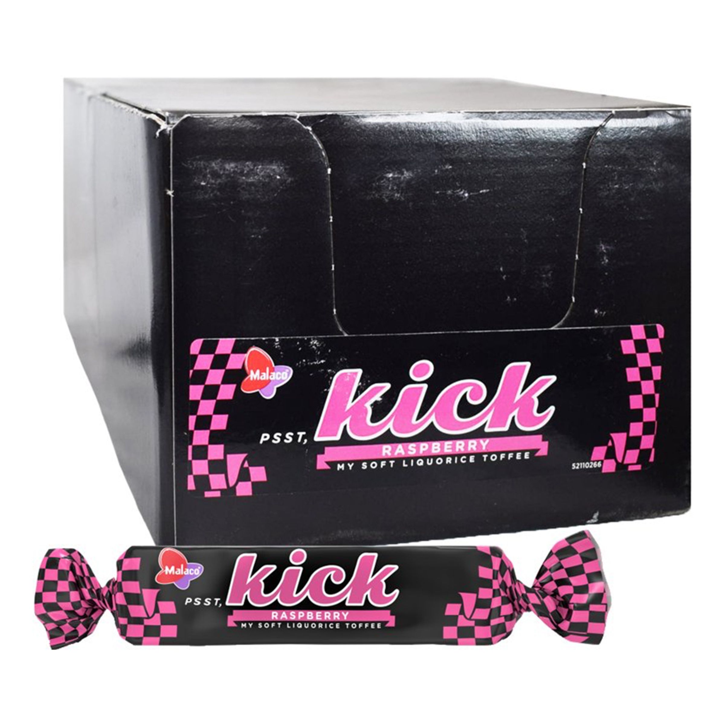 Malaco Kick Raspberry - 100-pack