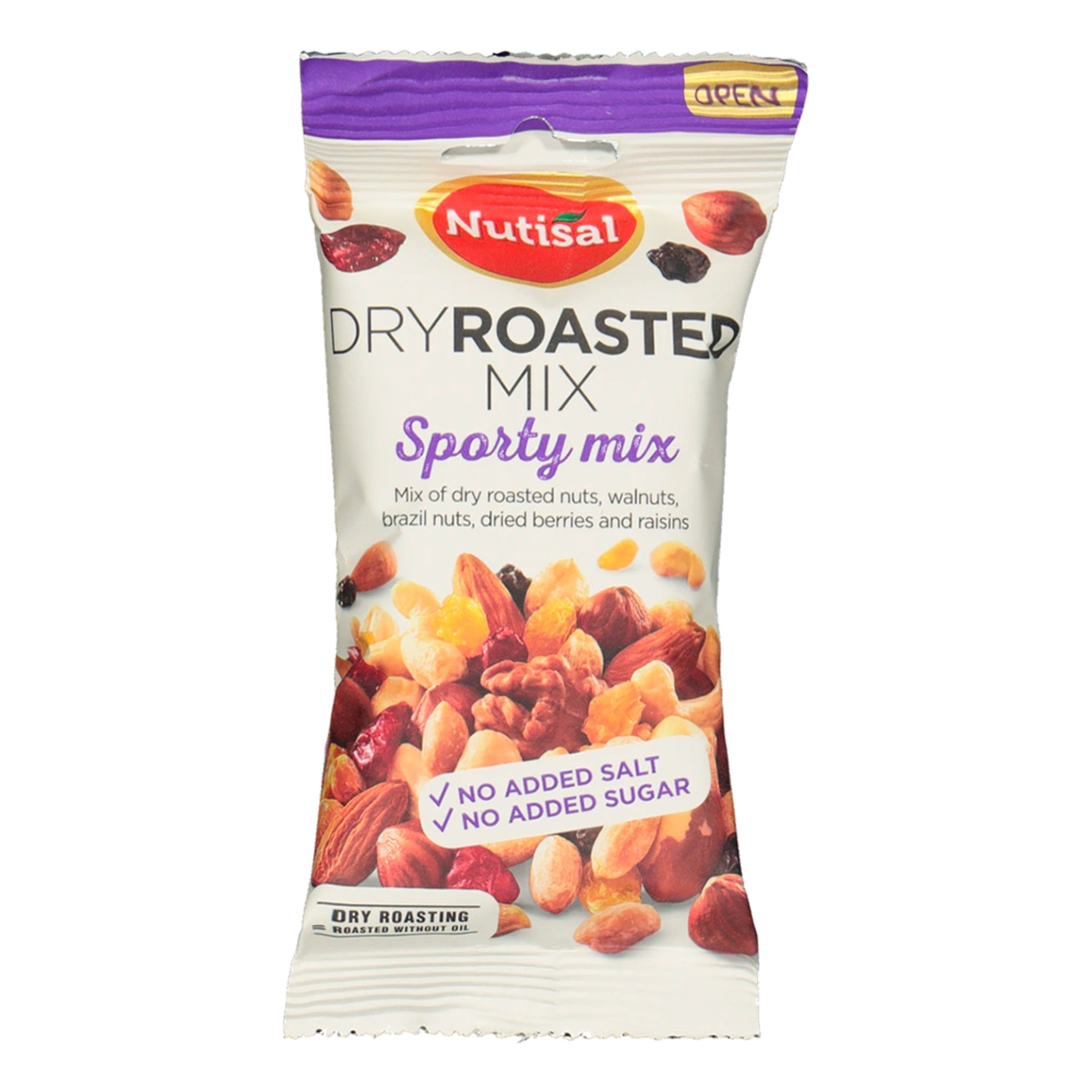 Nutisal Torrostade Nötter Sporty Mix - 60 gram