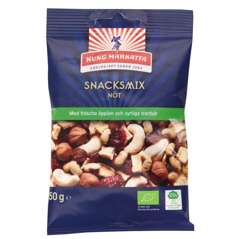 Eko Snacksmix Nötter, Äpple & Tranbär - 37% rabatt