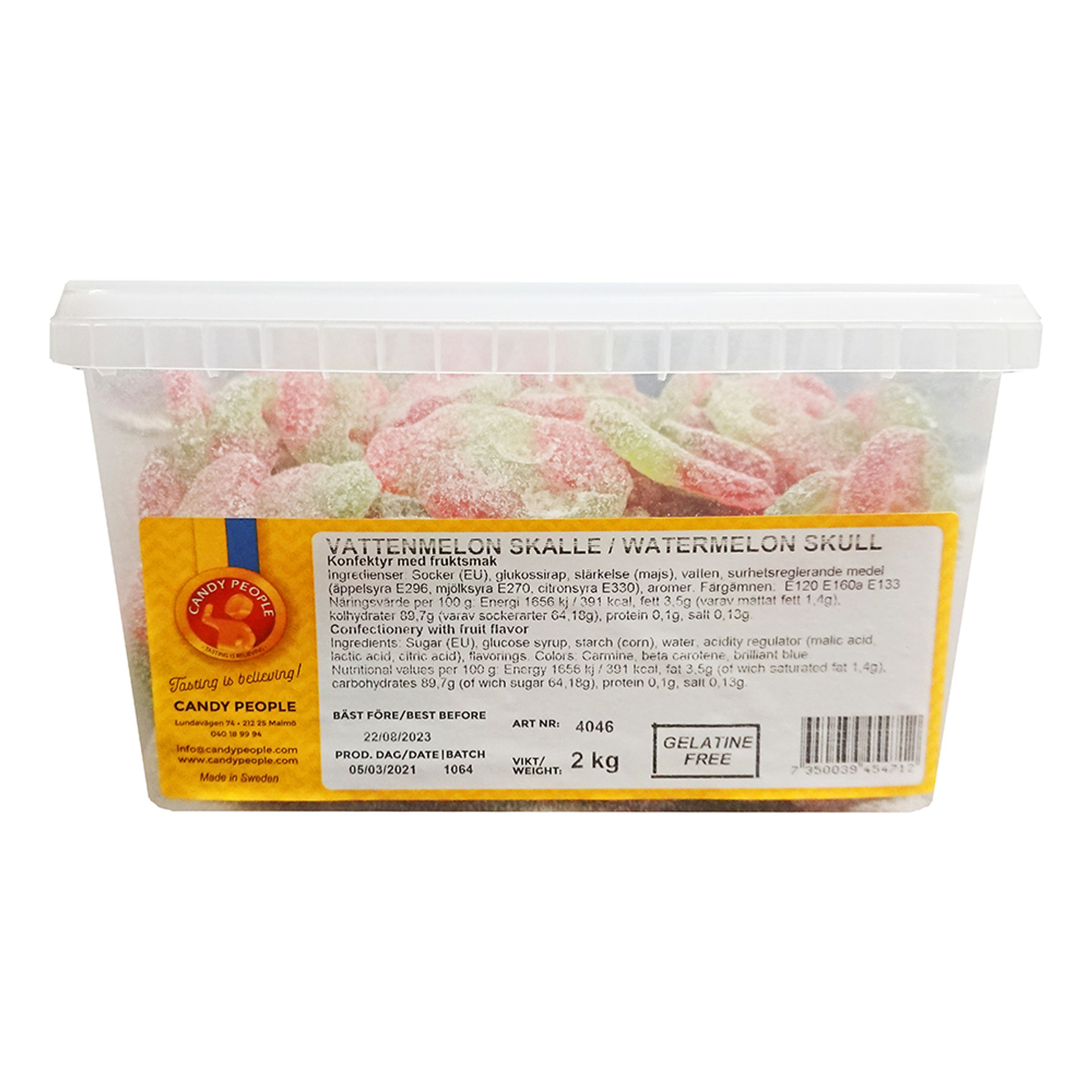 Vattenmelon Skalle Storpack - 2 kg