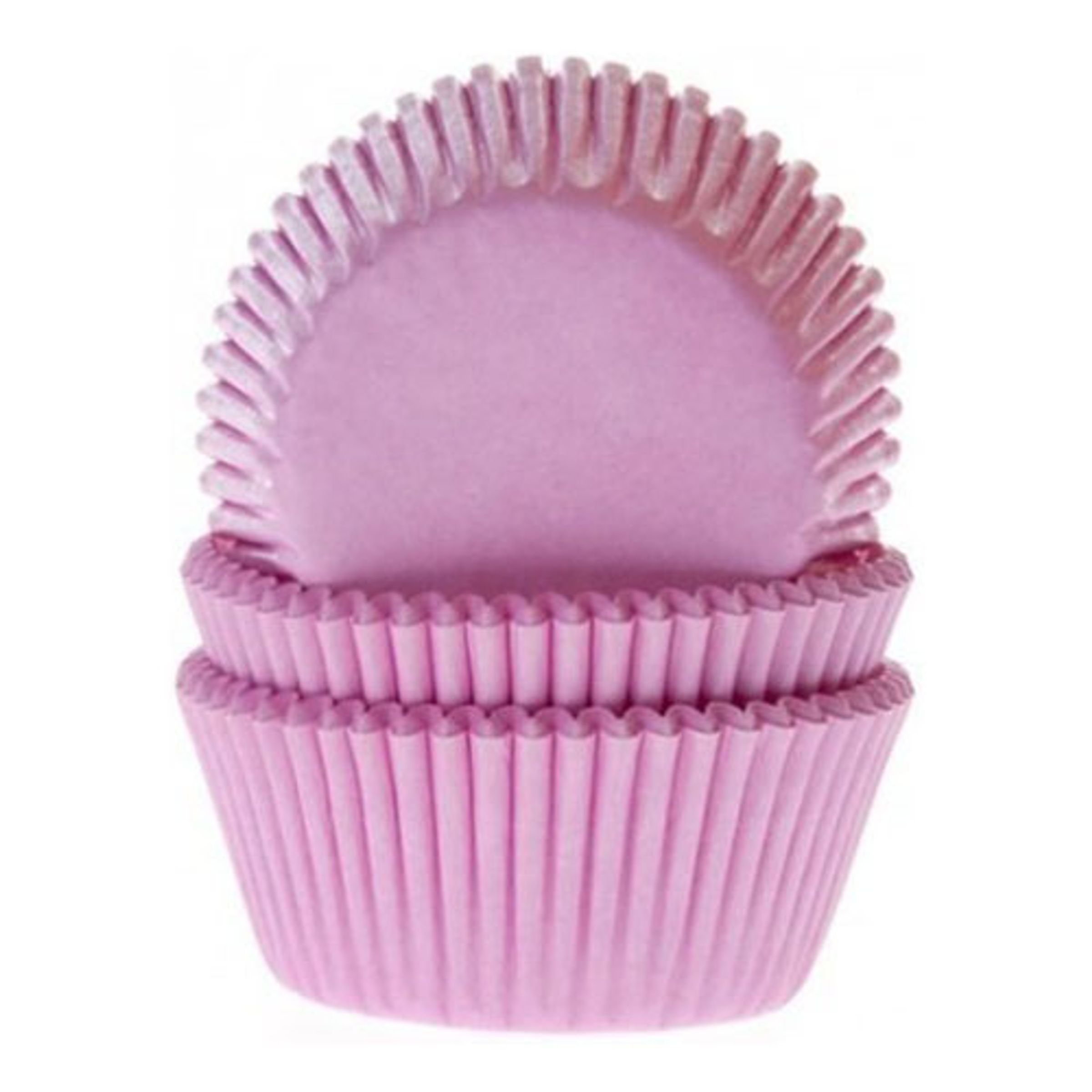 Muffinsformar Ljusrosa - 50-pack