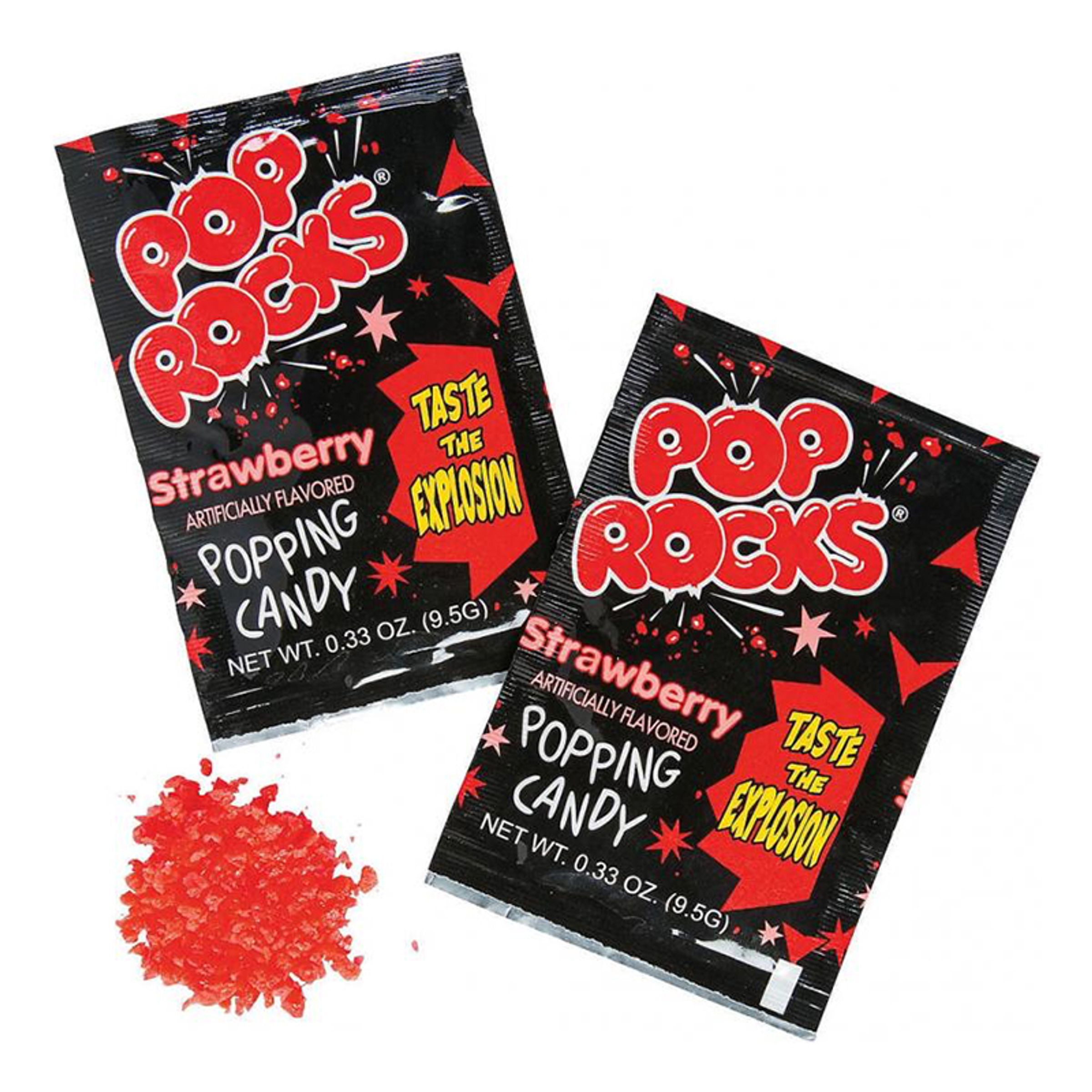 Pop Rocks Popping Candy Jordgubb - 1-pack