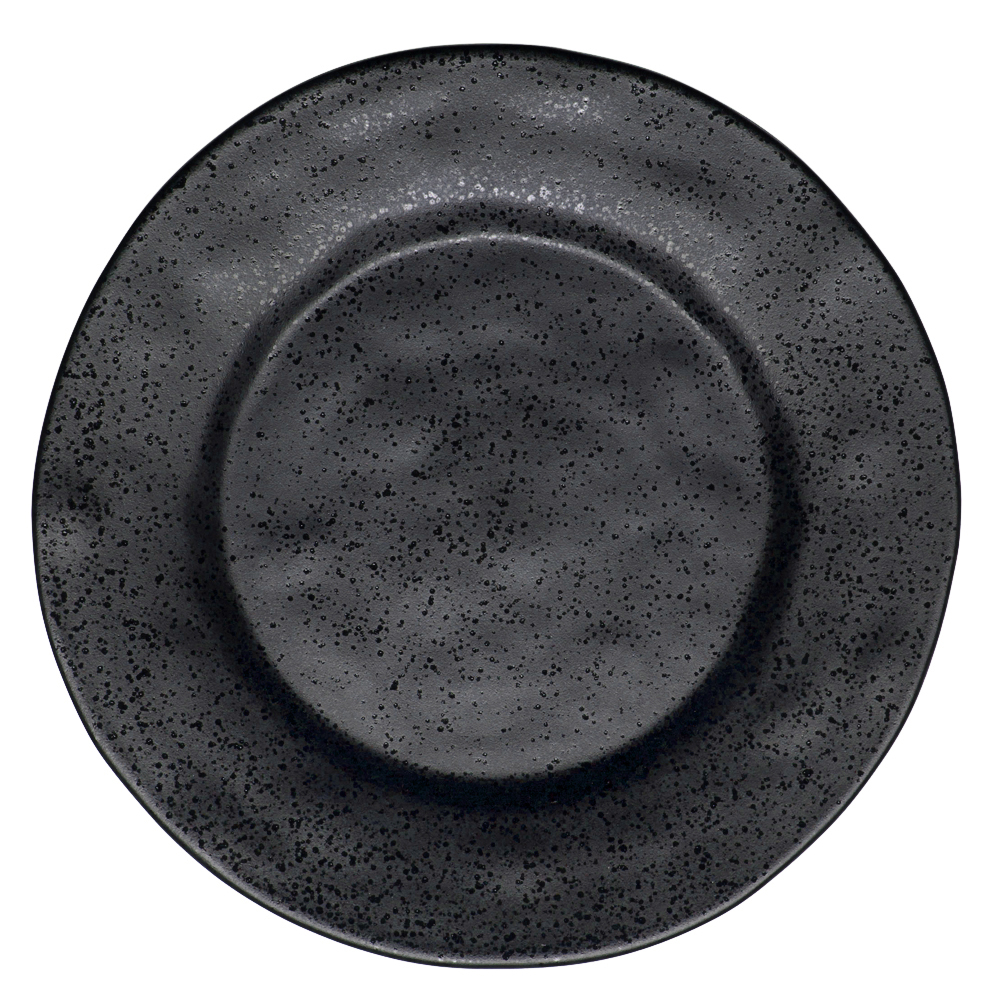 Table Top Stories - Mist Tallrik flat 27 cm Svart
