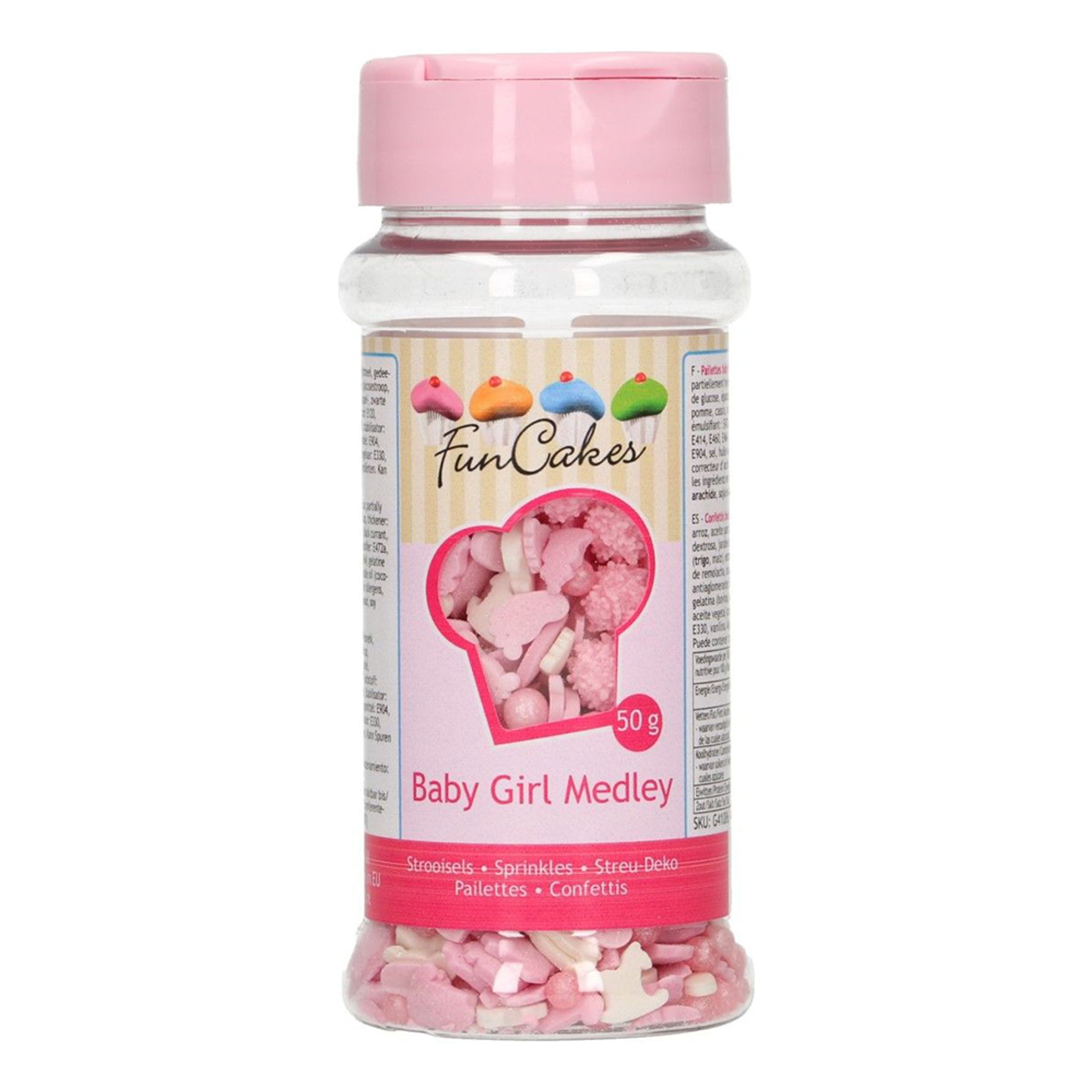 FunCakes Strössel Baby Girl - 50 g